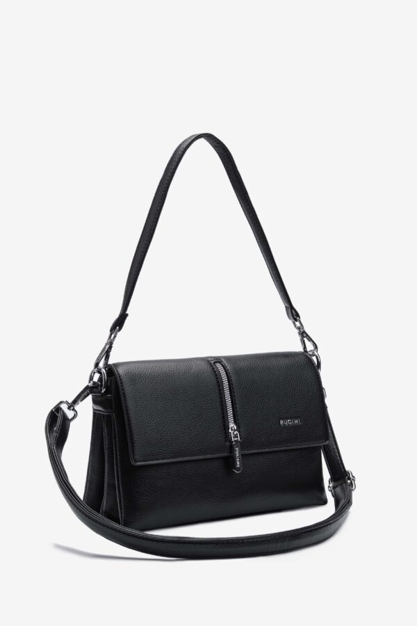 Túi nắp gập dáng satchel cổ điển, thanh lịch